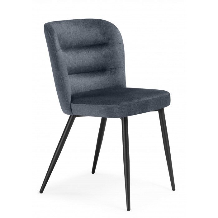 Стул на металлокаркасе Kilian dark gray / black Стул на металлокаркасе Kilian dark gray / black