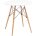 Стол круглый Eames DSW NEW D70 белый 