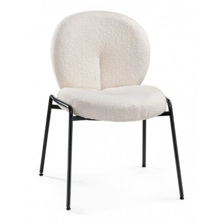 Стул на металлокаркасе Kalipso 1 white / black 