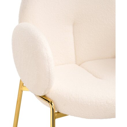 Стул на металлокаркасе Kalipso 1 white / black 